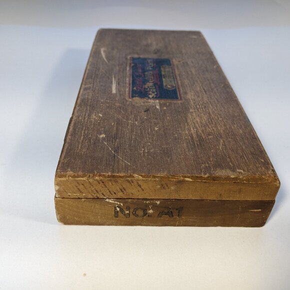 Greenfield Tap & Die Tool Set A-1 Little Giant Screw Plate Wood Box - INCOMPLETE - Picture 2 of 15